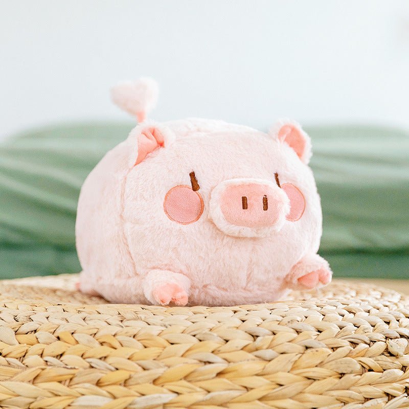 Fluffy Pink Brown Pig Plush Toys - TOY-PLU-9701 - Waigua chupin - 42shops
