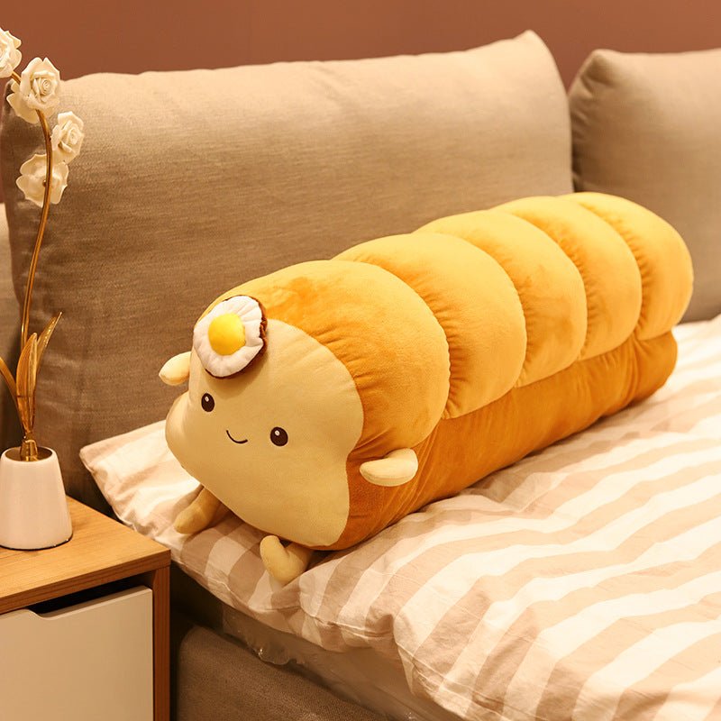 Fluffy Toasted Bread Sliced Egg Plushie Stuffed Toy Collection - TOY-PLU-53607 - Yangzhoumengzhe - 42shops