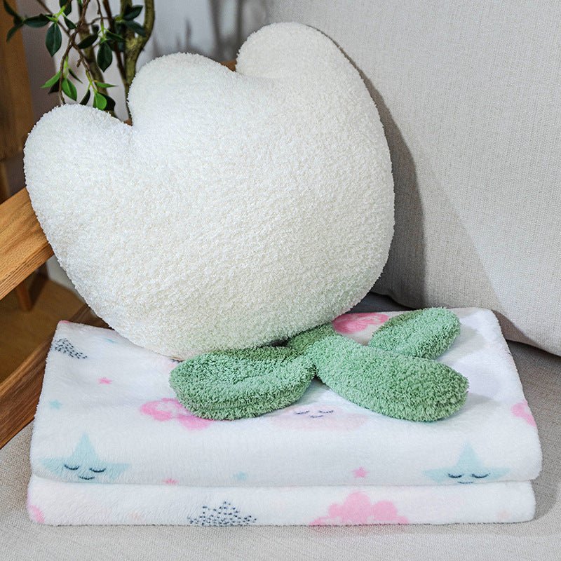 Fluffy Tulip Flower Plush Pillow - TOY-PLU-45808 - Yangzhoukeshibei - 42shops