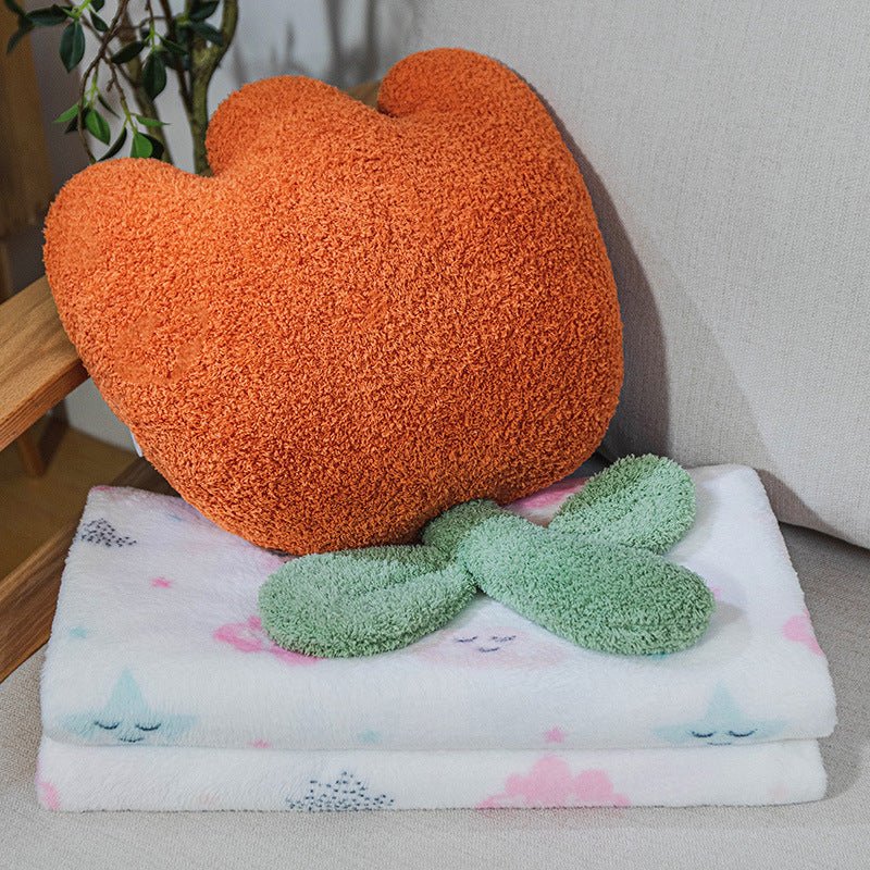Fluffy Tulip Flower Plush Pillow - TOY-PLU-45804 - Yangzhoukeshibei - 42shops