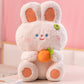 Fluffy White Bunny Plush Toys - TOY-PLU-22904 - Yangzhou yile - 42shops