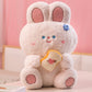 Fluffy White Bunny Plush Toys - TOY-PLU-22907 - Yangzhou yile - 42shops