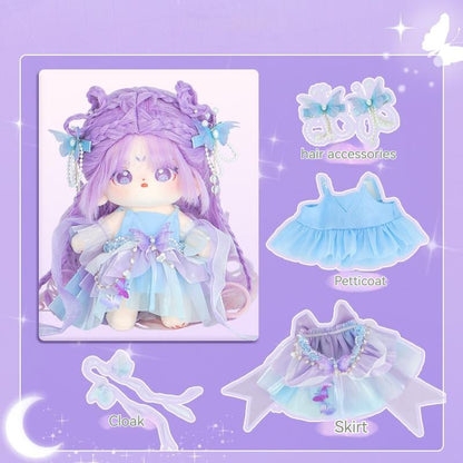 Fox Fairy Purple Hair Naked Doll Fairy Doll Clothes 21368:419701