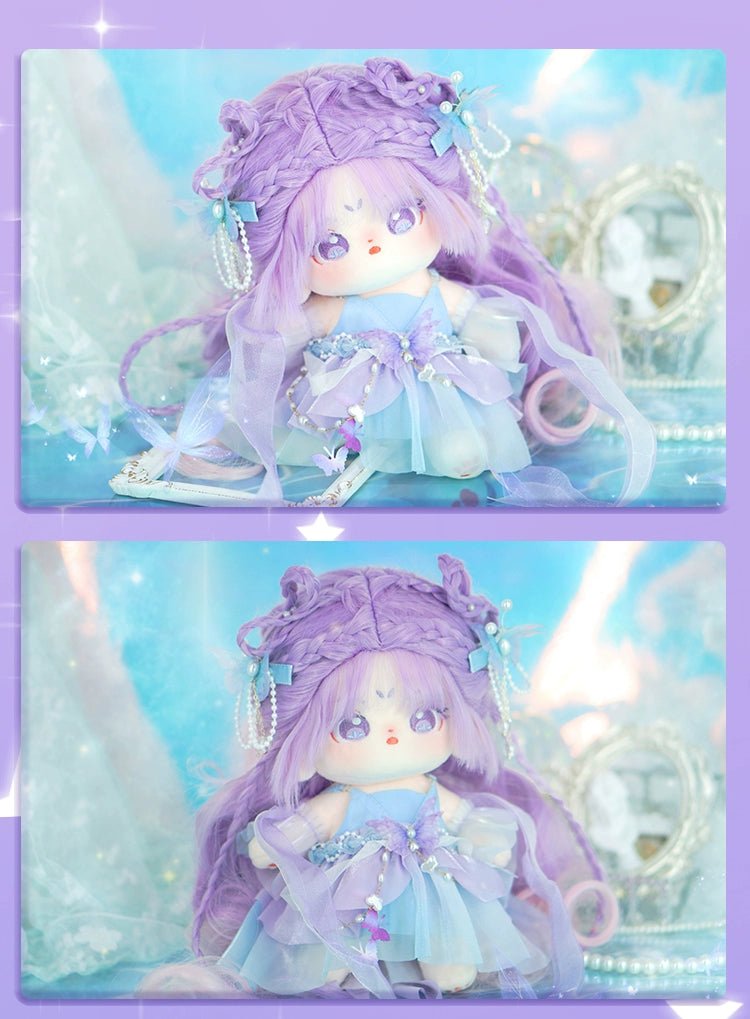 Fox Fairy Purple Hair Naked Doll Fairy Doll Clothes 21368:419699