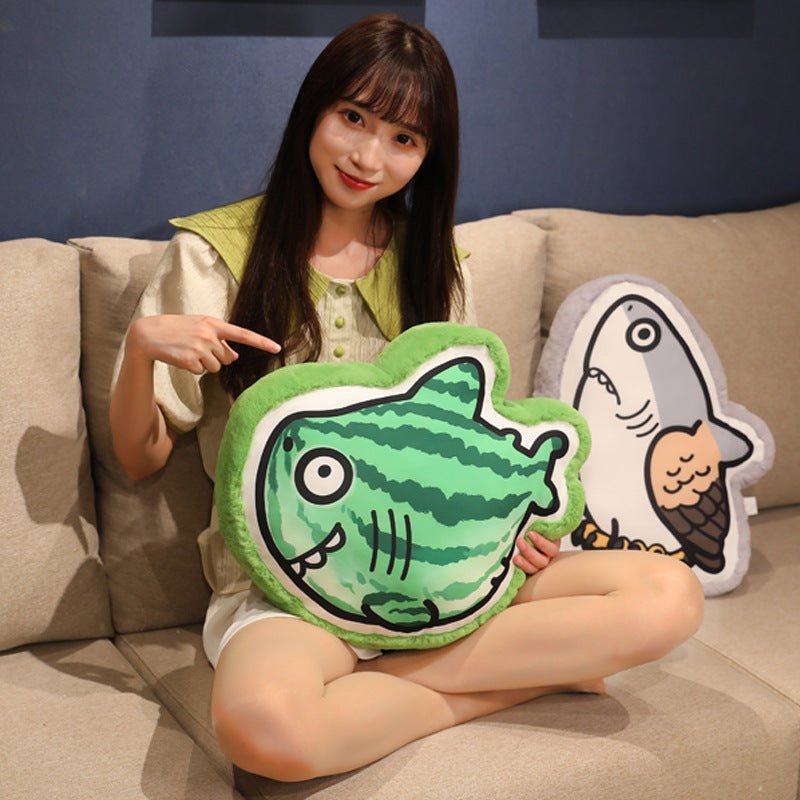 Funny Shark Plush Toys Various Spoof Shark Plushie Pillows - TOY-PLU-29001 - yangzhouyile - 42shops
