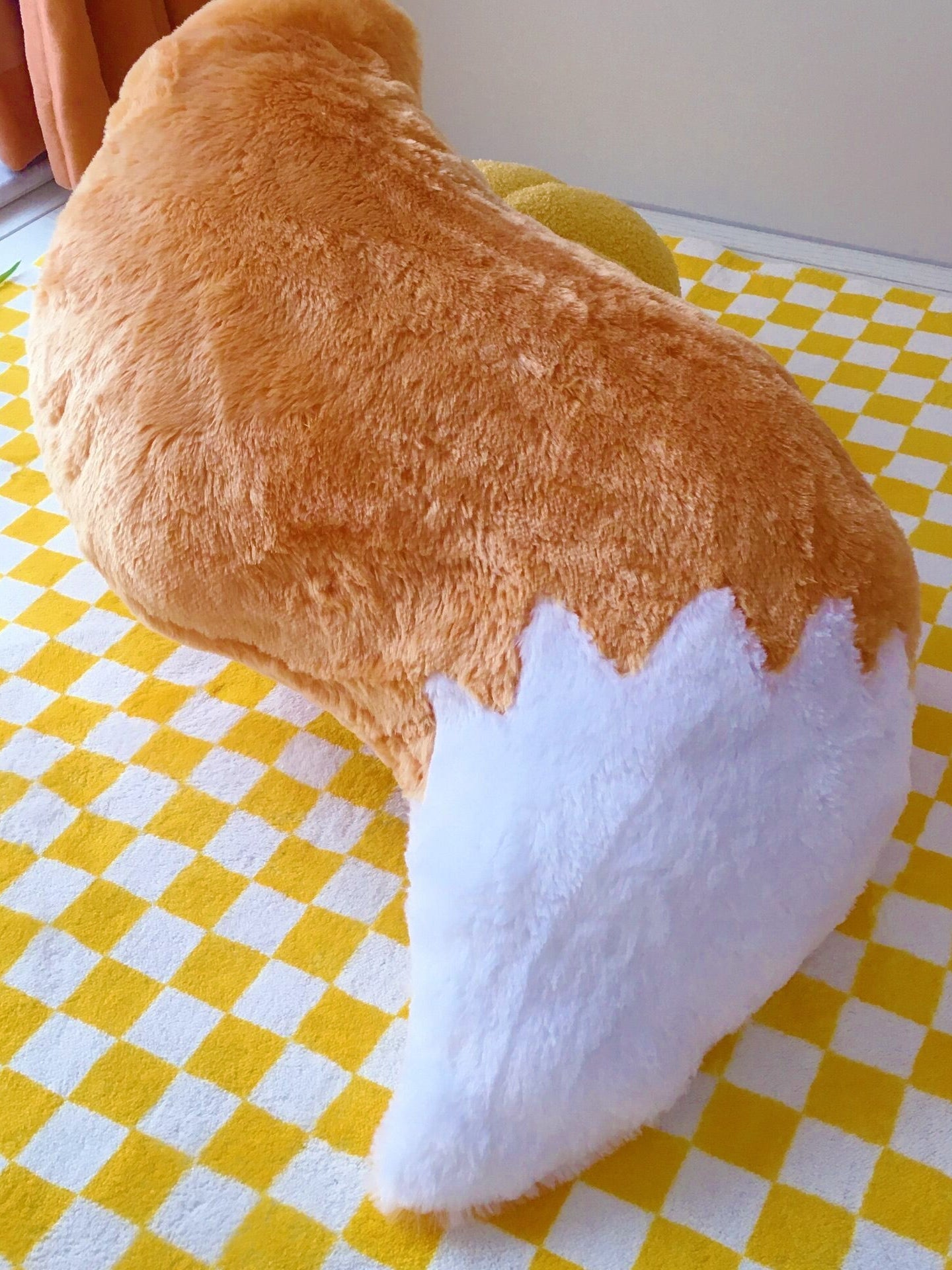 Furry Fox Tail Pillow for Bedroom/Living Room Sofa - TOY-PLU-130201 - Jindaolifewenchuang - 42shops