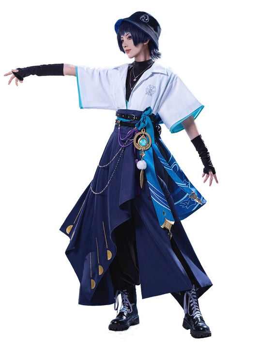 Genshin Cosplay Wanderer Soldier Voice Streetwear Men (L M S XL / pre-order stock) 21452:374923