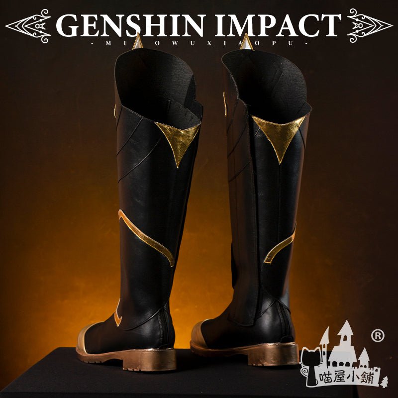 Genshin Impact Aether Cosplay Shoes Anime Boots 15458:351761