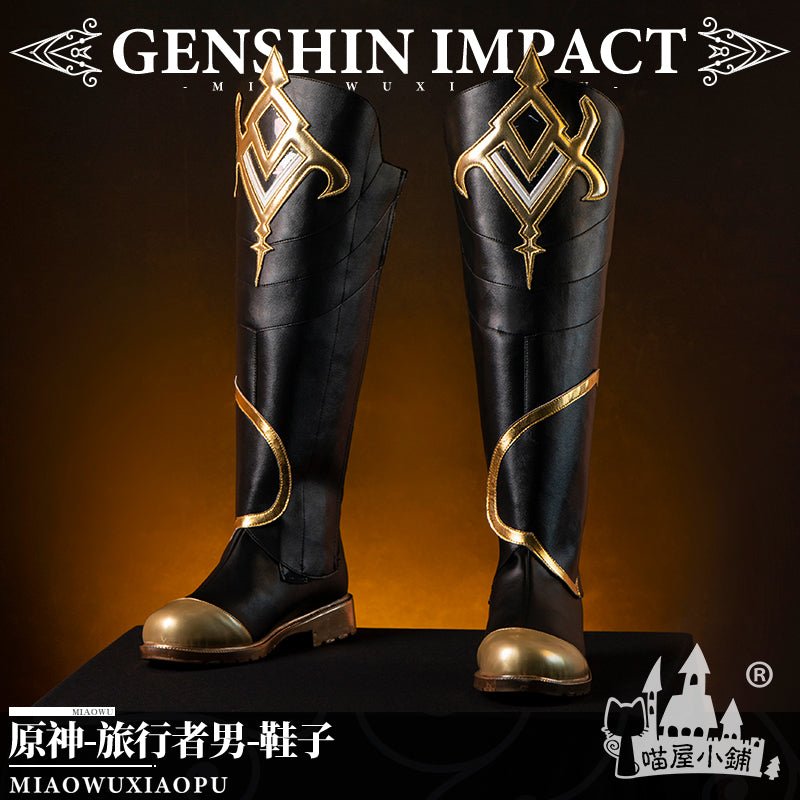 Genshin Impact Aether Cosplay Shoes Anime Boots (pre-order / 37 39 41 43) 15458:351765