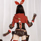 Genshin Impact Amber Cosplay Costume Anime Suit 15336:375017