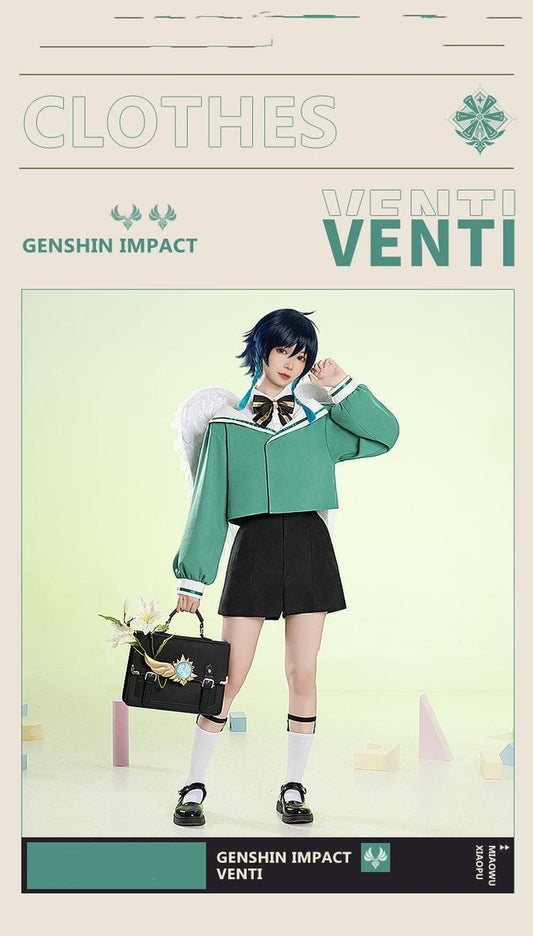 Genshin Impact Babatos Venti Daily Cosplay Outfits - COS-CO-11901 - Miaowu Xiaopu - 42shops