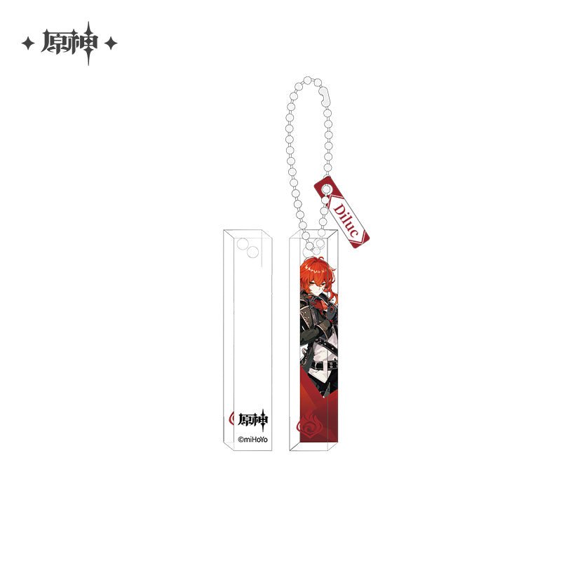 Genshin Impact Offline Store Theme Series Character Thick Strip Pendant (Diluc) 9674:319777