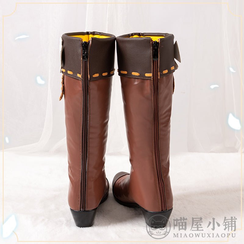 Genshin Impact Cos Klee Medium Length Boots Women Customized Accessories 15350:351405