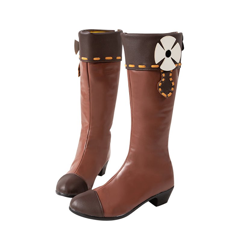 Genshin Impact Cos Klee Medium Length Boots Women Customized Accessories (36 37 38 39 / Klee) 15350:351401