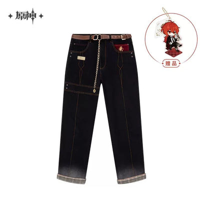 Genshin Impact Diluc Theme Impression Series Jeans - TOY-ACC-44401 - GENSHIN IMPACT - 42shops