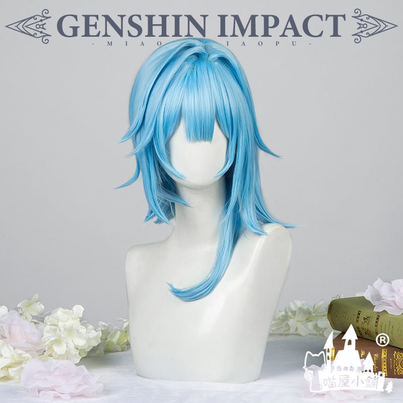 Genshin Impact Eula Blue Cosplay Wig - COS-WI-12001 - MIAOWU COSPLAY - 42shops