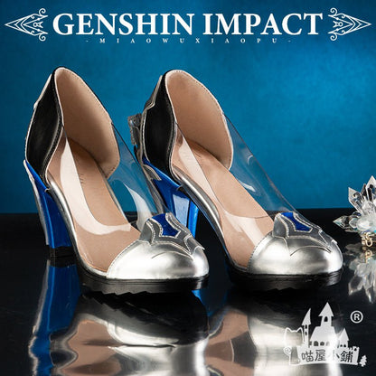 Genshin Impact Eula Cosplay Shoes Anime Props 15440:375163
