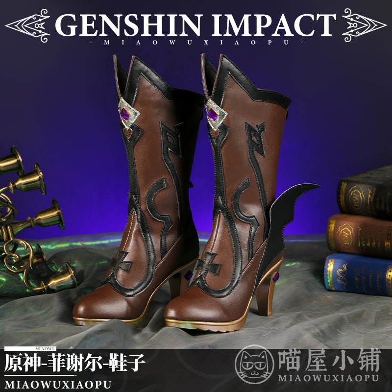 Genshin Impact Fischl Cosplay Shoes Clothing Accessories (37) 15402:336779