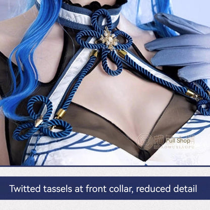 Genshin Impact Ganyu Shenhe Blue Porcelain Dress Cosplay Costume 21462:422751