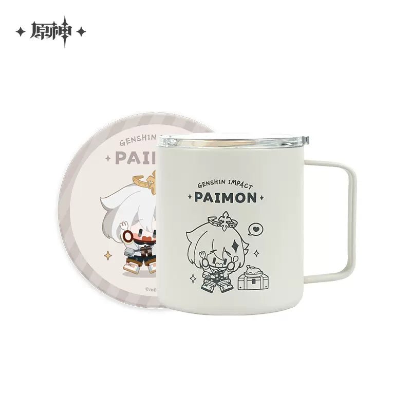 Genshin Impact Go Camping Stainless Steel Mug With Coaster (Paimon) 9650:319767