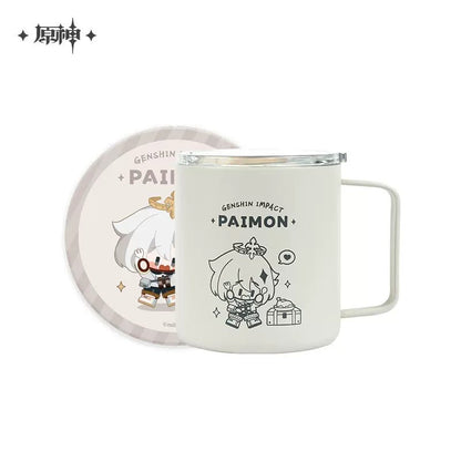 Genshin Impact Go Camping Stainless Steel Mug With Coaster (Paimon) 9650:319767 (Paimon) 9650:319767