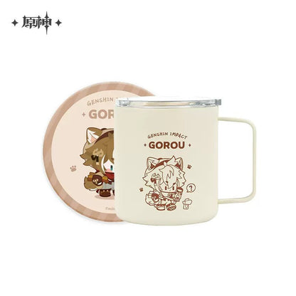 Genshin Impact Go Camping Stainless Steel Mug With Coaster 9650:319761 9650:319761