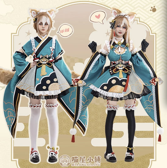 Genshin Impact Gorou Cosplay Costume Anime Suit 18684:352275