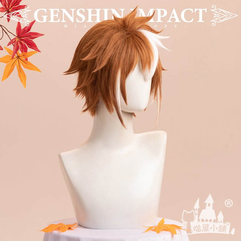 Genshin Impact Gorou Light Brown Cosplay Wig 15492:411527