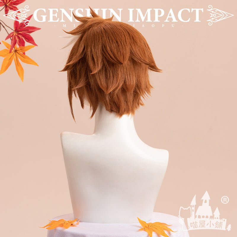 Genshin Impact Gorou Light Brown Cosplay Wig 15492:411531