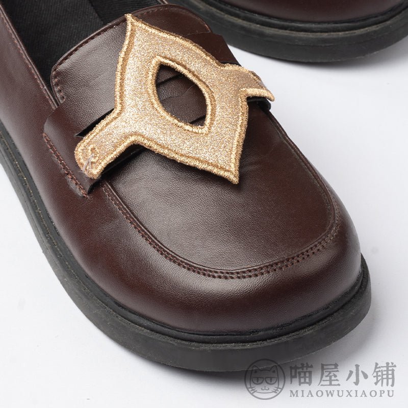 Genshin Impact Hu Tao Cosplay Shoes Anime Leather Shoes 15412:413103