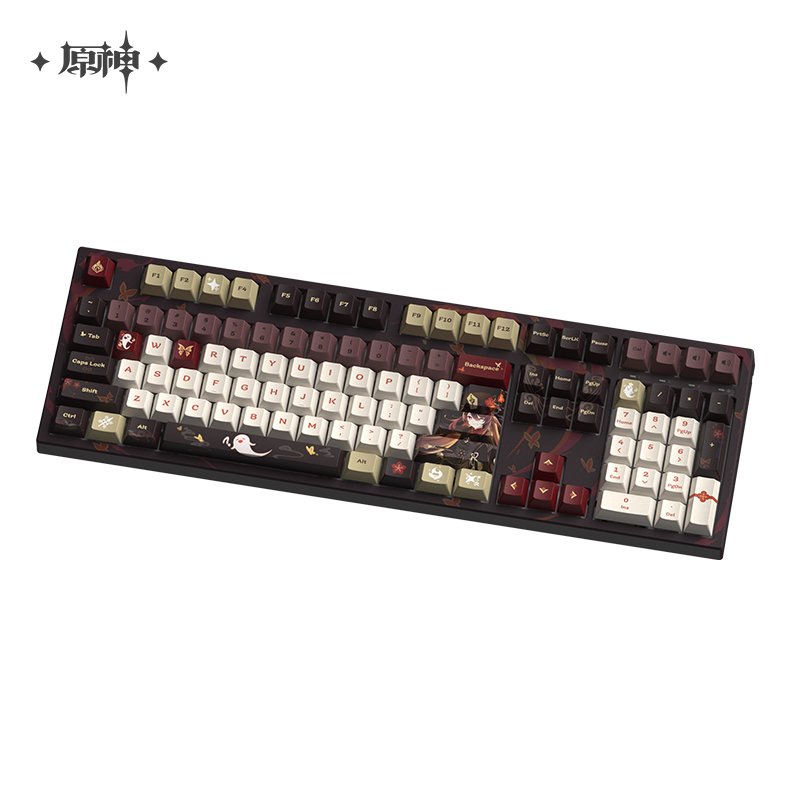 Genshin Impact Hu Tao Mechanical Keyboard Kailh BOX Switches 108 Key and 87 Key 21310:336507