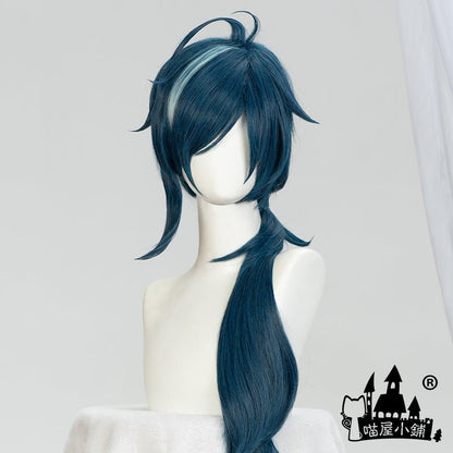 Genshin Impact Kaeya Blue Cosplay Wig 18708:411189
