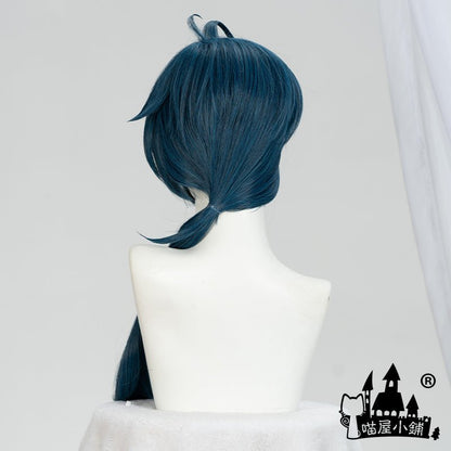 Genshin Impact Kaeya Blue Cosplay Wig 18708:411195