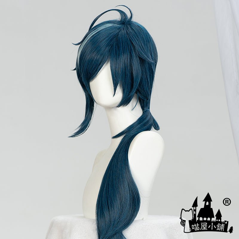 Genshin Impact Kaeya New Skin Blue Cosplay Wig