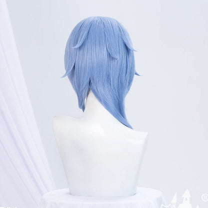 Genshin Impact Kamisato Ayaka Light Blue Cosplay Wig 18720:453435