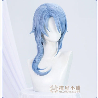 Genshin Impact Kamisato Ayaka Light Blue Cosplay Wig 18720:453437