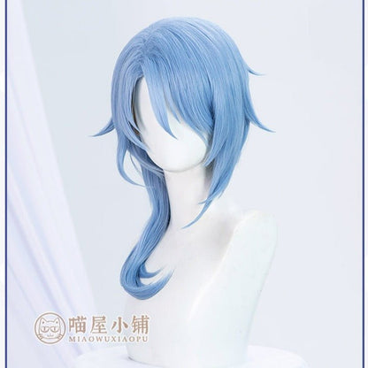 Genshin Impact Kamisato Ayaka Light Blue Cosplay Wig 18720:453439