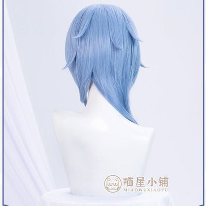 Genshin Impact Kamisato Ayaka Light Blue Cosplay Wig 18720:453441