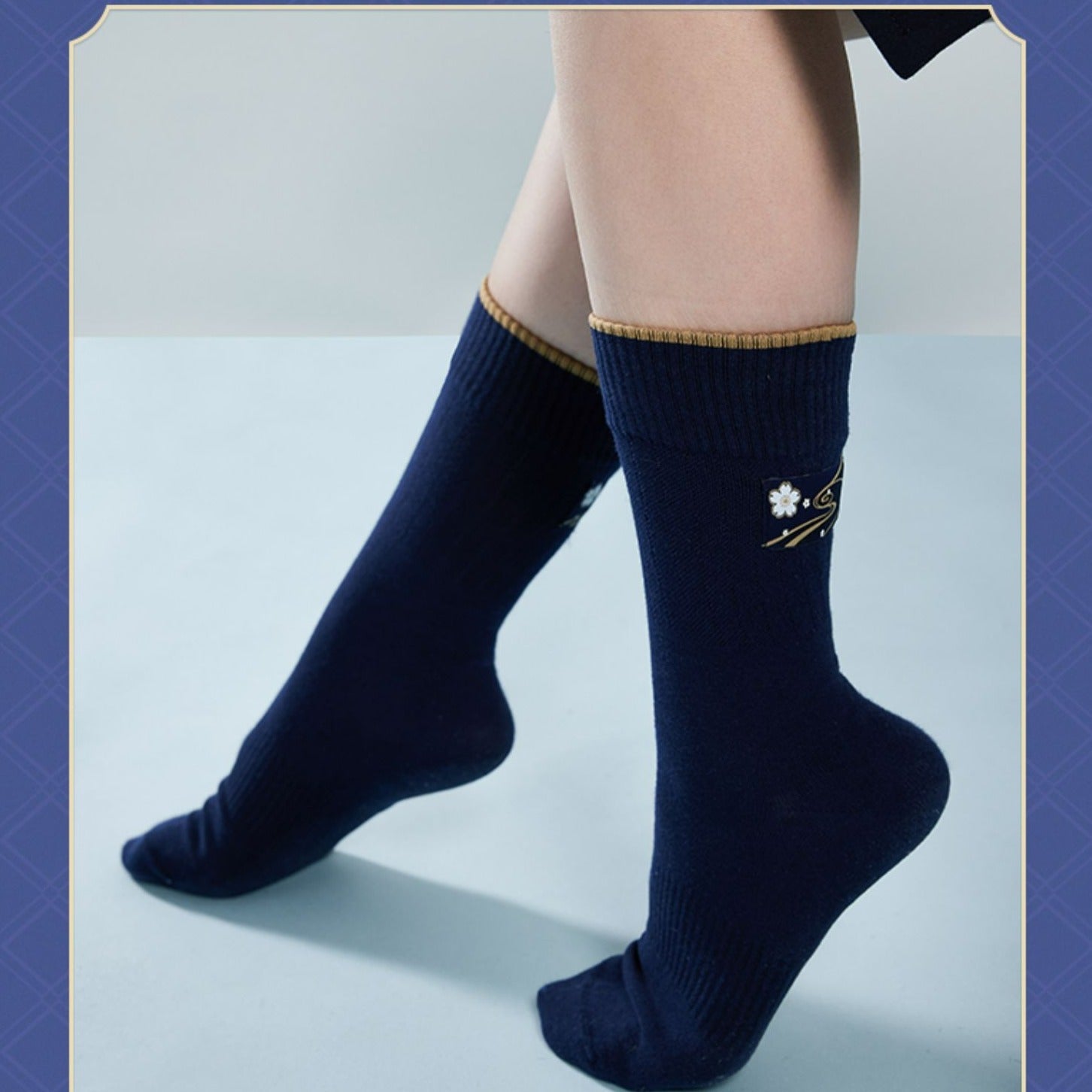 Genshin Impact Kamisato Ayaka Themed Triple Pack Socks 17652:427503