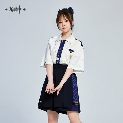 Genshin Impact Kamisato Ayaka White Short Sleeved Shirt 16824:427573