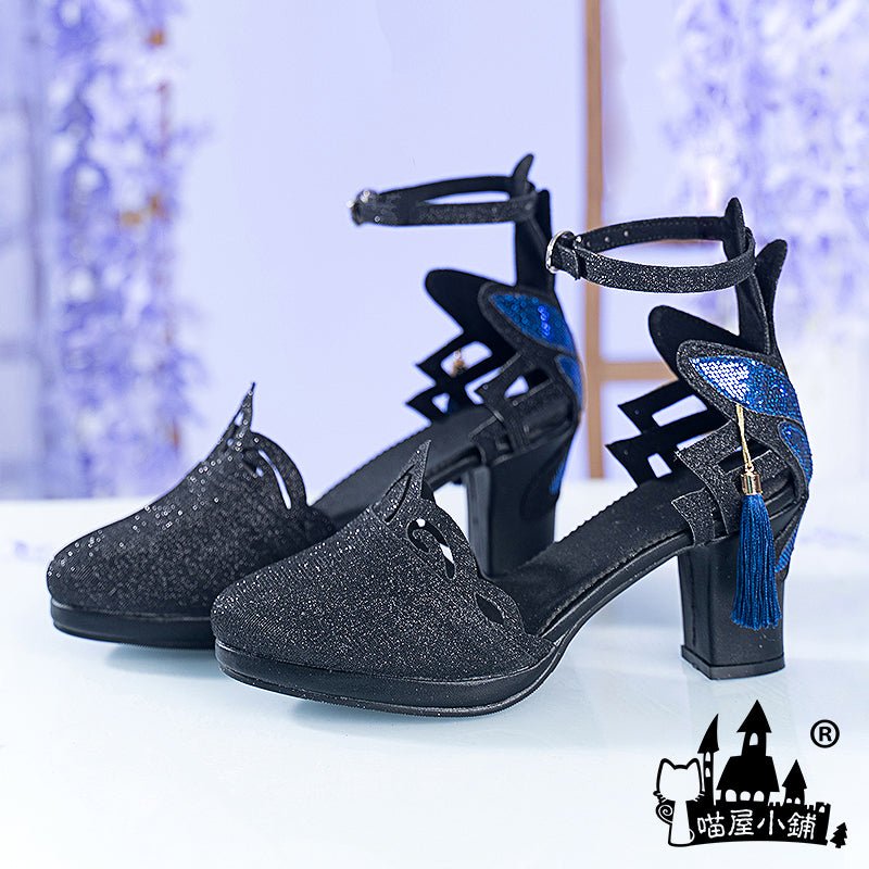 Genshin Impact Keqing Cosplay Shoes Star Flash High Heels (pre-order / 36 37 38 39) 18698:411223
