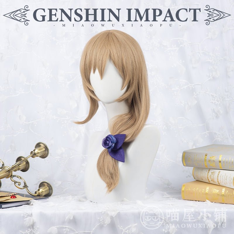 Genshin Impact Lisa Light Brown Cosplay Wig Anime Props - COS-WI-12801 - MIAOWU COSPLAY - 42shops