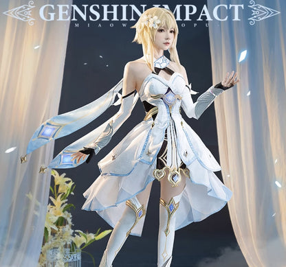 Genshin Impact Lumine Cosplay Costume Anime Suit 15312:351811
