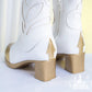 Genshin Impact Lumine White Cosplay Shoes Mid-heeled Boots 18688:351485