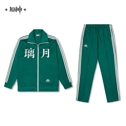 Genshin Impact MEI HUA Li Yue Theme Green Tracksuit Set (L M S XL) 10072:315951
