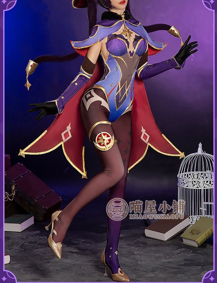 Genshin Impact Mona Cosplay Costume 15370:347263