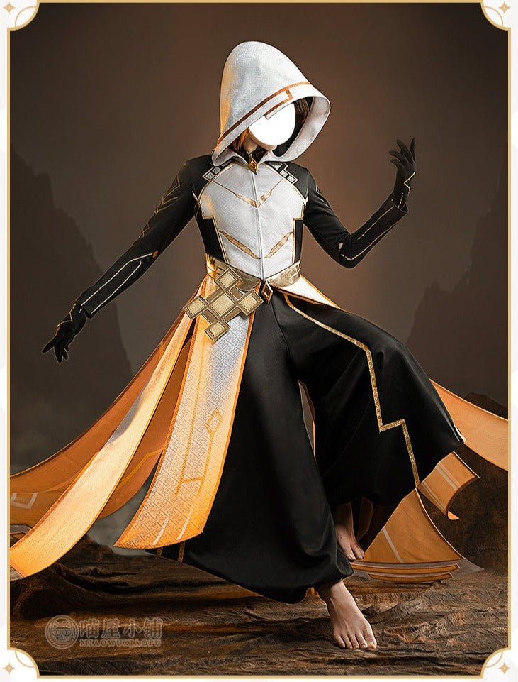 Genshin Impact Morax's Divine Attire Zhongli Cosplay Costume 15442:375195