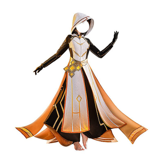 Genshin Impact Morax's Divine Attire Zhongli Cosplay Costume 15442:375191