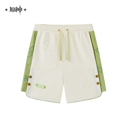 Genshin Impact Nahida Green Shorts (beige / 2XL 3XL L M S XL) 18592:427373