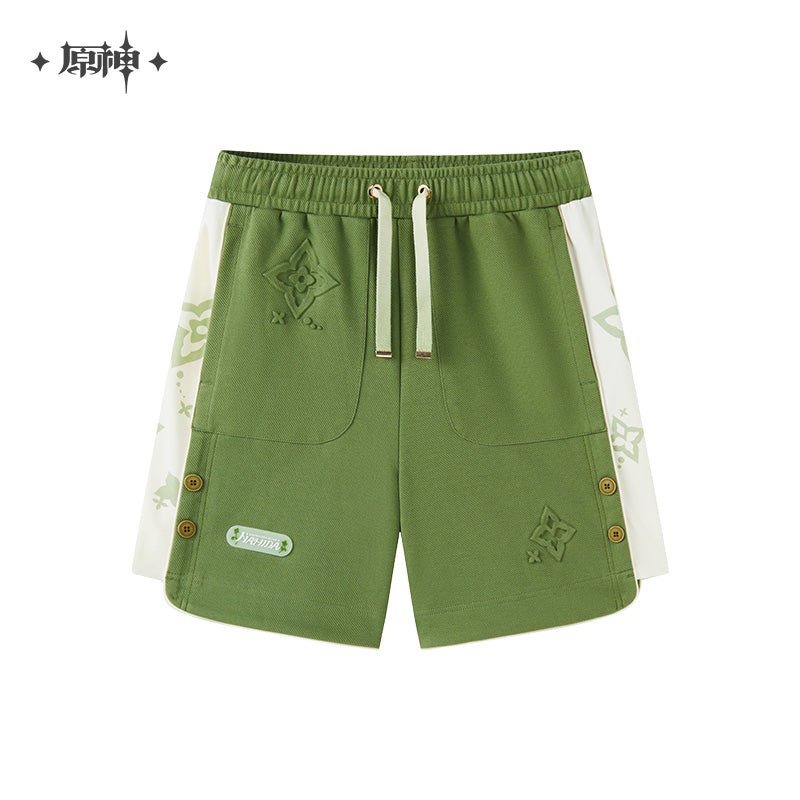 Genshin Impact Nahida Green Shorts (green / 2XL 3XL L M S XL) 18592:427375